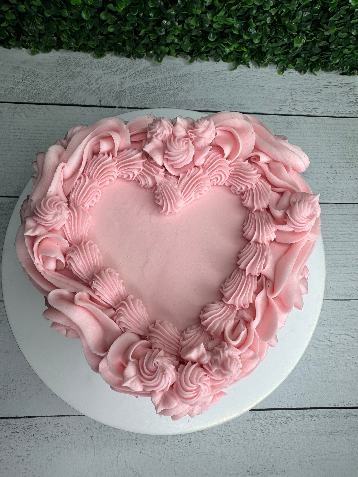 Two Layer Heart Cakes