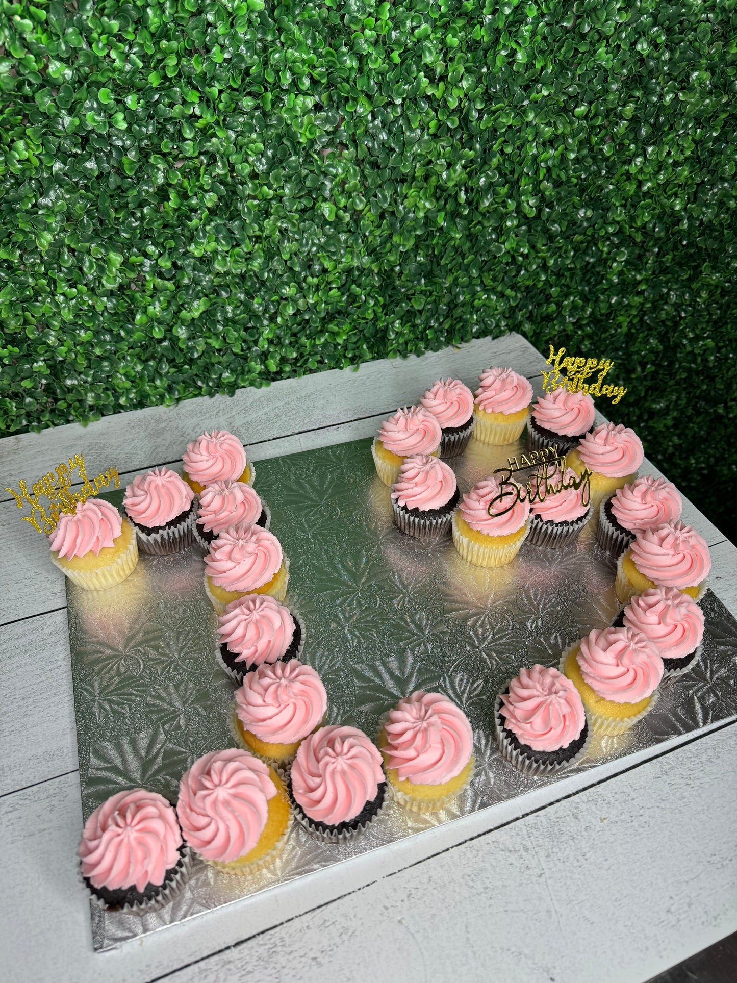 Classic Cupcake Number Cake