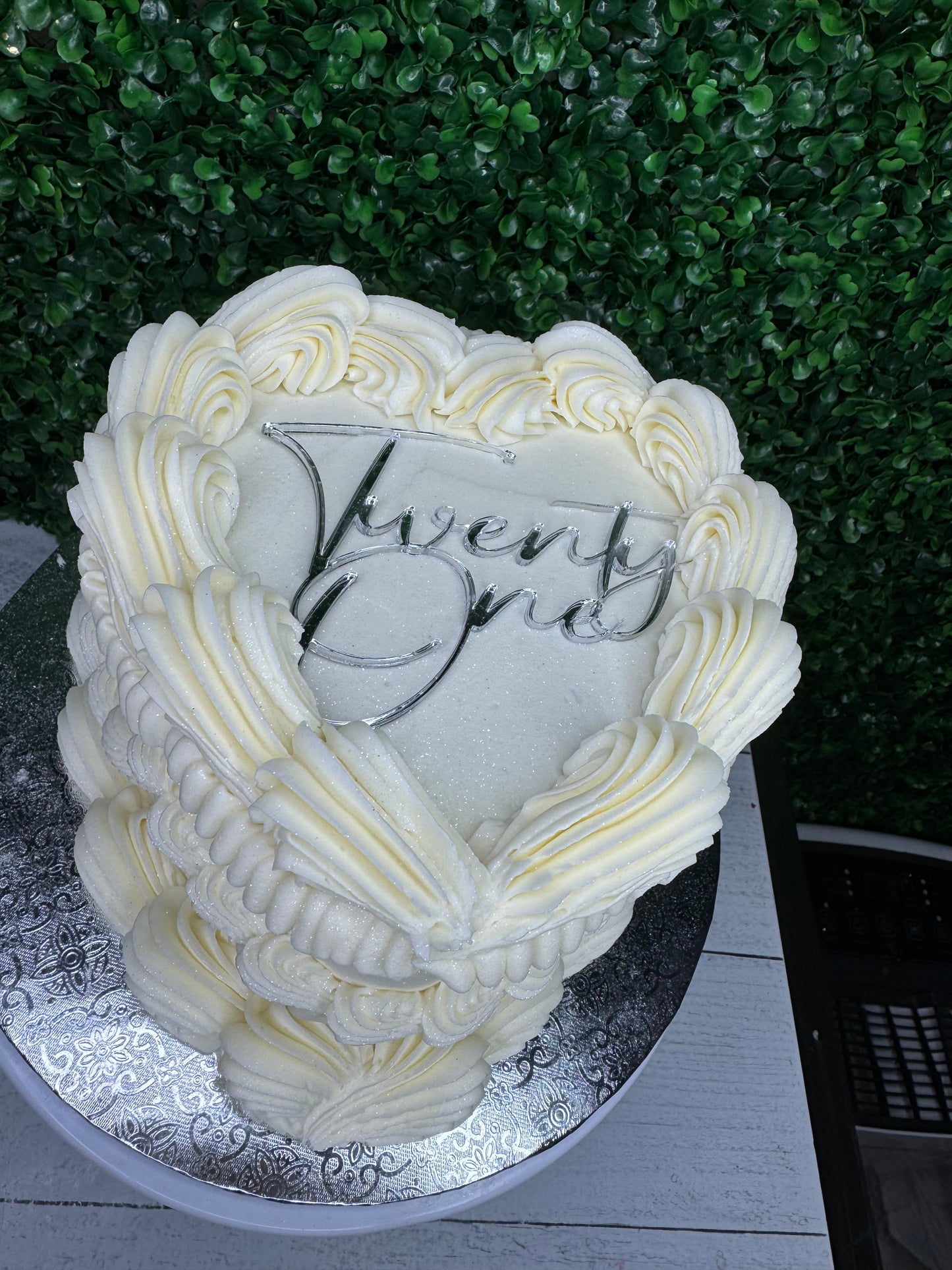 Two Layer Heart Cakes