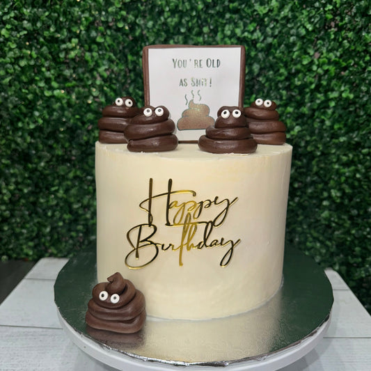 Poop cake