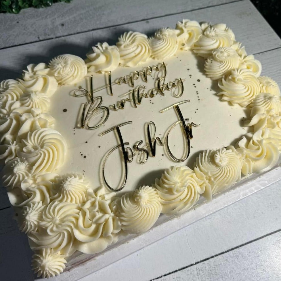 Signature Luxe sheet cake