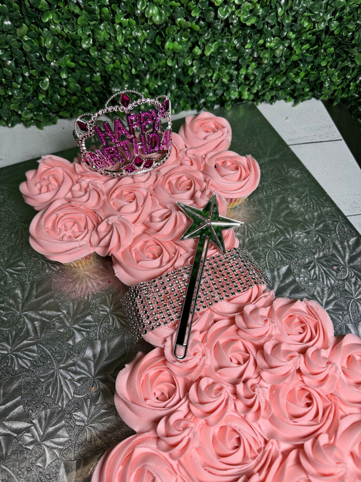 Princess Gown Cupcake Cake