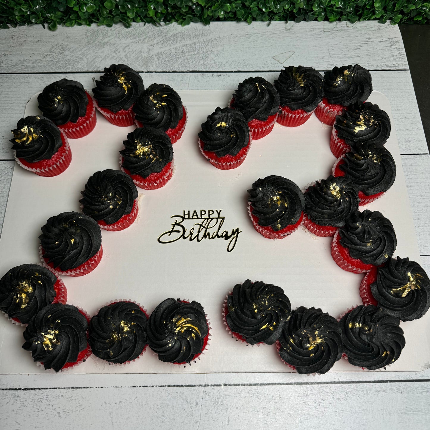 Signature Cupcake Number Cake