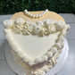 Bride To Be Heart Cake