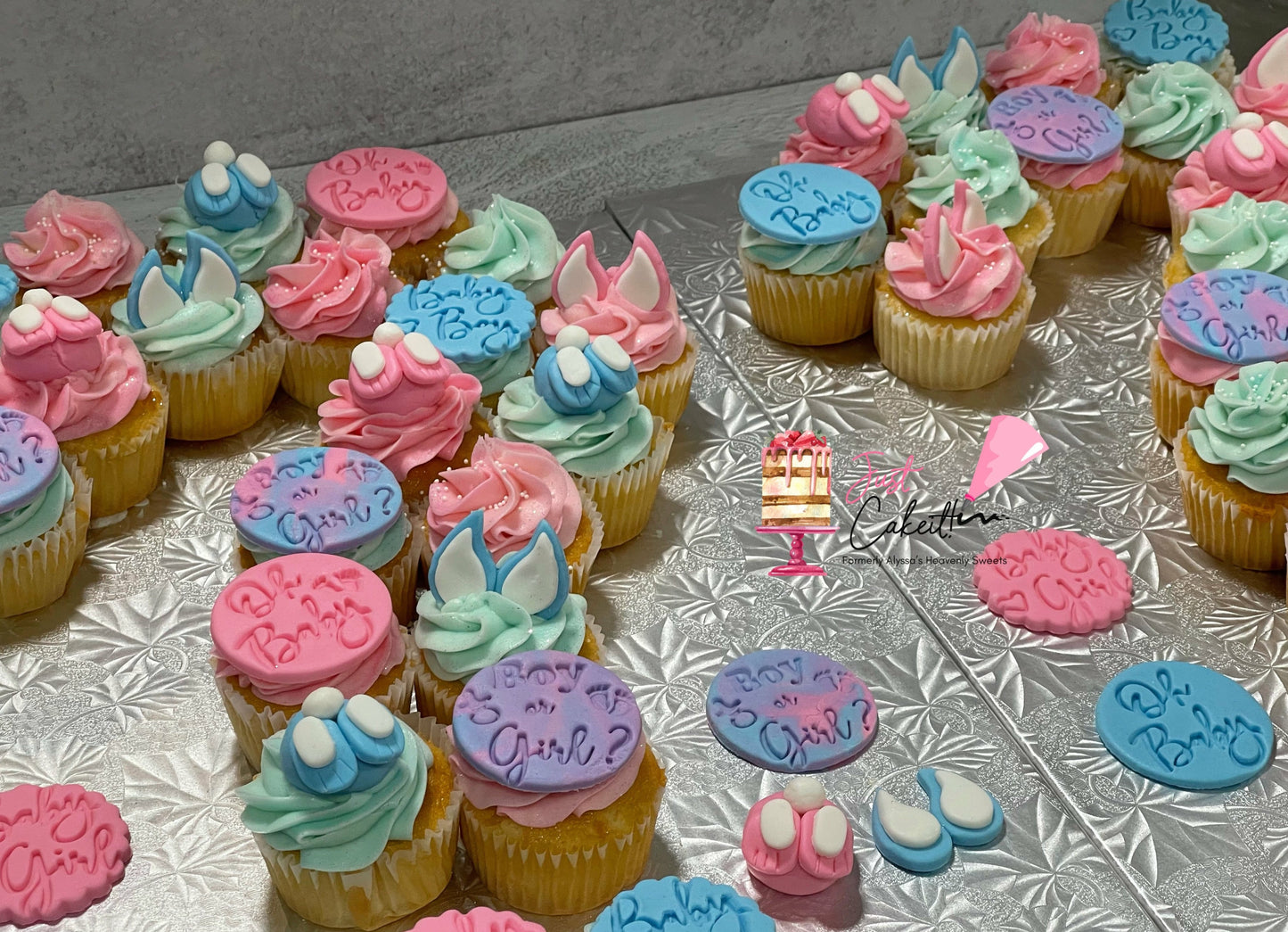 Themed Fondant Topper- Cupcake Number Cake