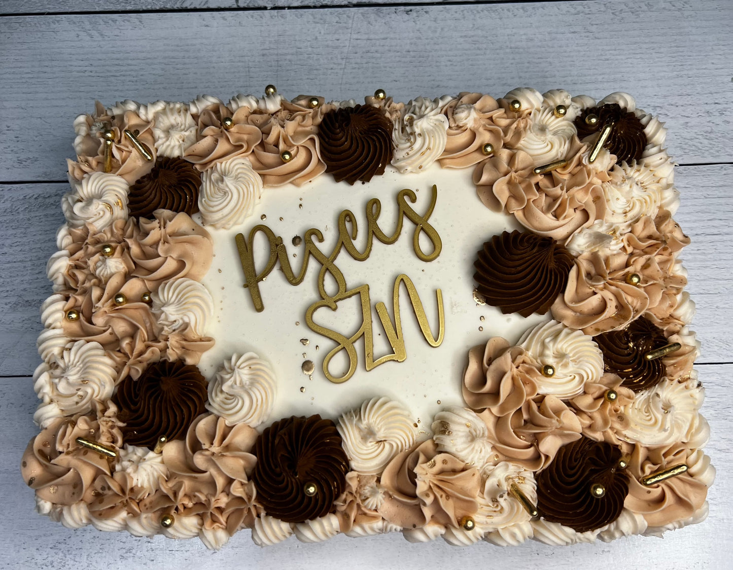 Signature Luxe sheet cake